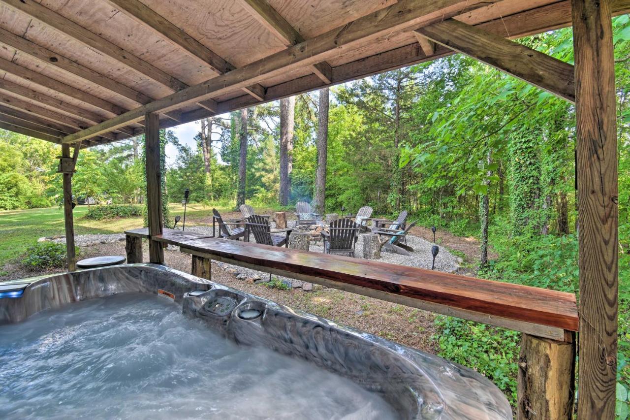 Luxury Pearcy Cabin With 5 Private Acres And Hot Tub! Экстерьер фото